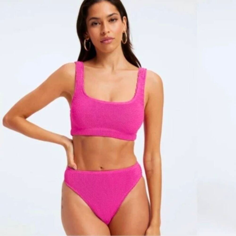 Good American Always Fits Cheeky Fuschia Bikini Bottom ONLY Sz. 00/0
